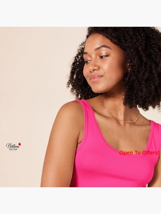 Slim-Fit Cotton Modal Micro Rib Tank Top 2-Pack - Picture 5 of 7